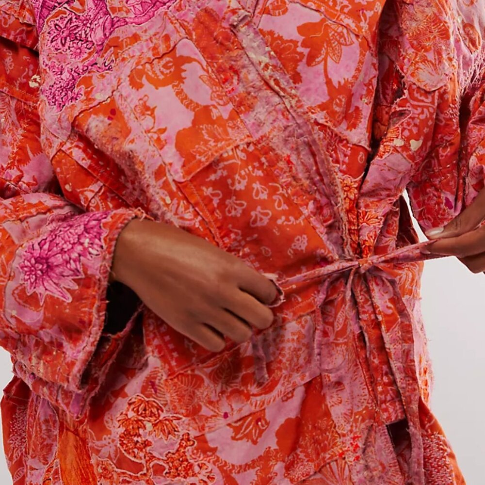 Magnolia Pearl - Patchwork Kei Kimono - NWOT - Picture 4 of 10